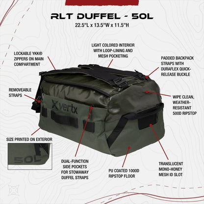 Vertx RLT Duffel Bag 50L