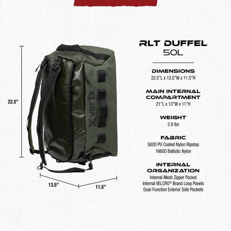 Vertx RLT Duffel Bag 50L