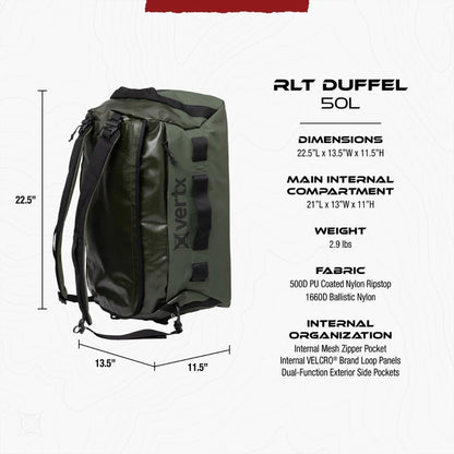 Vertx RLT Duffel Bag 50L